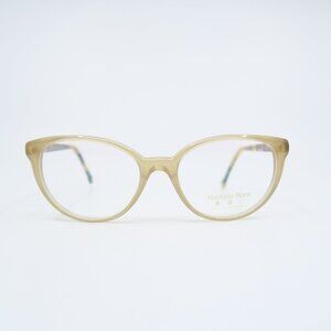 Nathalie Blanc OLIVIA MH Col. 119 Tan & Havana, Cat Eye, New, Eyeglasses Frames.